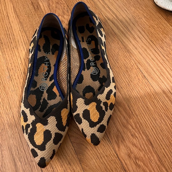 Rothy’s pointed flat. Size 7.5. Color: desert cat - Picture 1 of 4